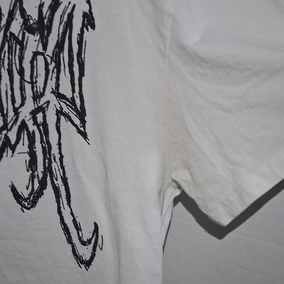 Revenge Clothing White Tee with Black Graphic - Picture 4 of 8